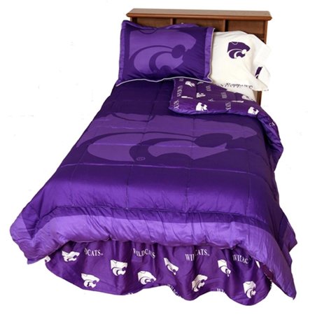 COLLEGE COVERS College Covers KSUCMFL Kansas State Reversible Comforter Set -Full KSUCMFL